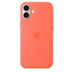 iPhone 16 Plus Silicone Case - Tangerine