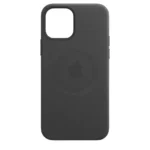 iPhone 12 Leather Case - Black