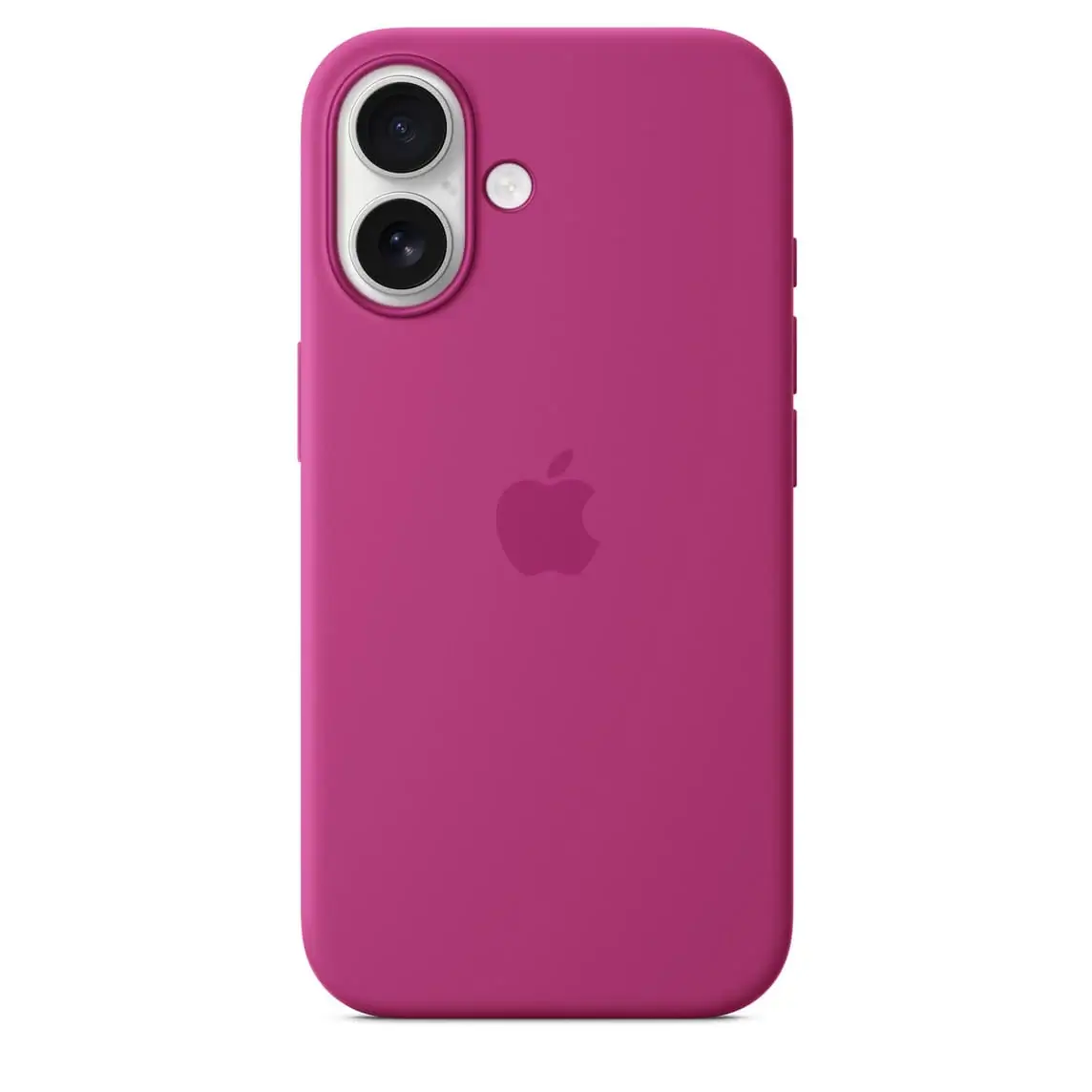 iPhone_16_Fuchsia iPhone 16 Silicone Case - Fuchsia - Image 1
