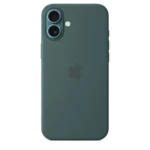 iPhone 16 Plus Silicone Case - Lake Green