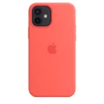iPhone 12 Silicone Case - Pink Citrus