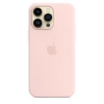 iPhone 14 Pro Max Silicone Case - Chalk Pink
