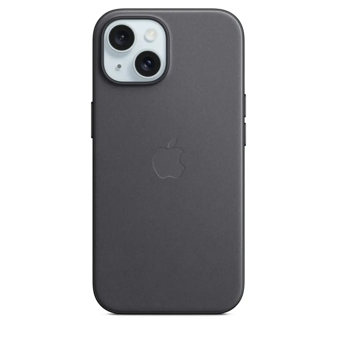 ip15-finewoven-black iPhone 15 FineWoven Case - Black - Image 1