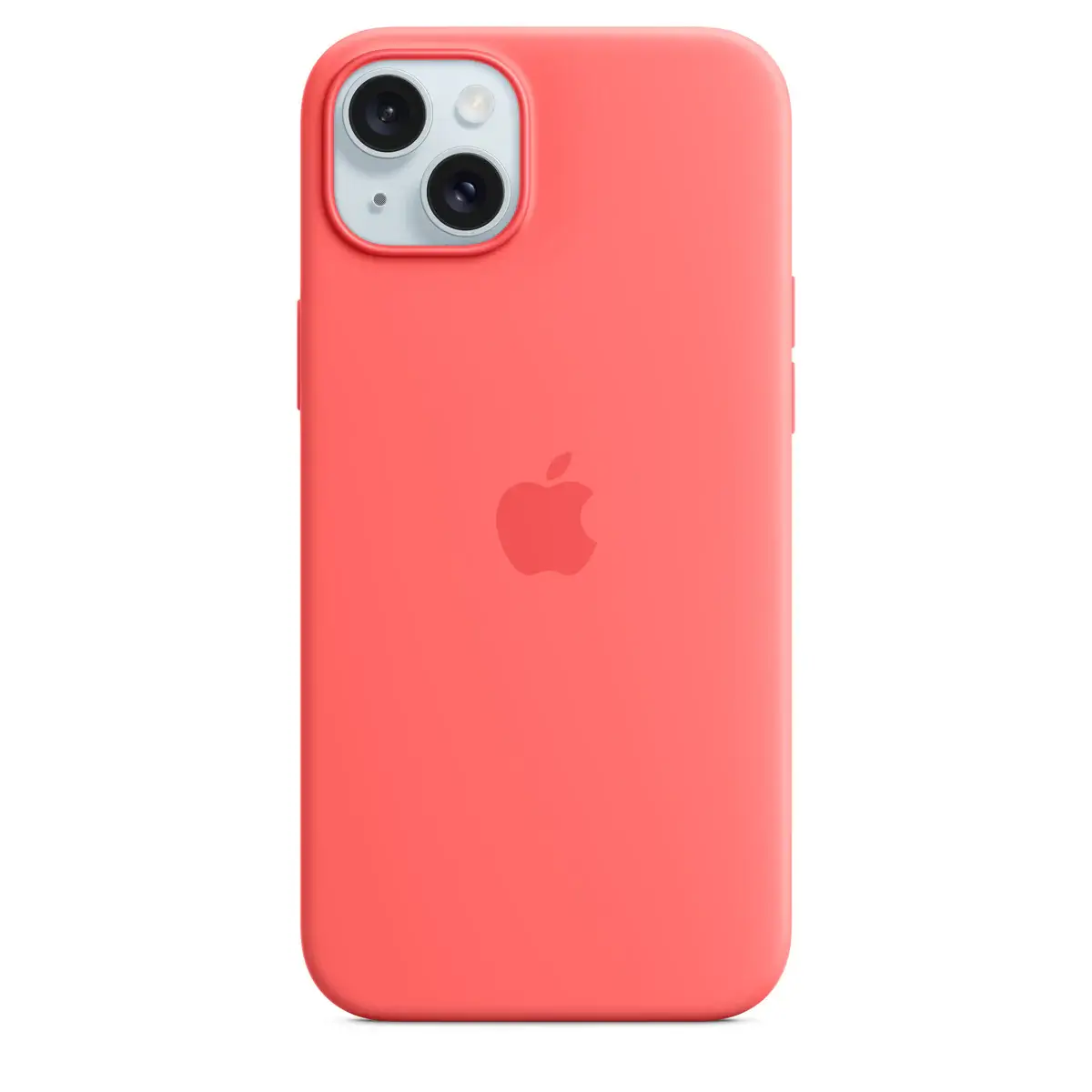 ip15plus-silicone-guava iPhone 15 Plus Silicone Case - Guava - Image 1