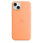 iPhone 15 Plus Silicone Case - Orange Sorbet