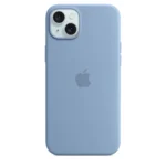 iPhone 15 Plus Silicone Case - Winter Blue