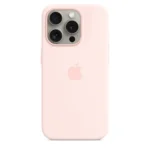 iPhone 15 Pro Silicone Case - Light Pink