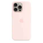 iPhone 15 Pro Max Silicone Case - Light Pink