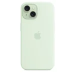 iPhone 15 Silicone Case - Soft Mint