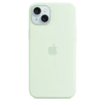 iPhone 15 Plus Silicone Case - Soft Mint