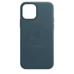 iPhone 12 Leather Case - Baltic Blue
