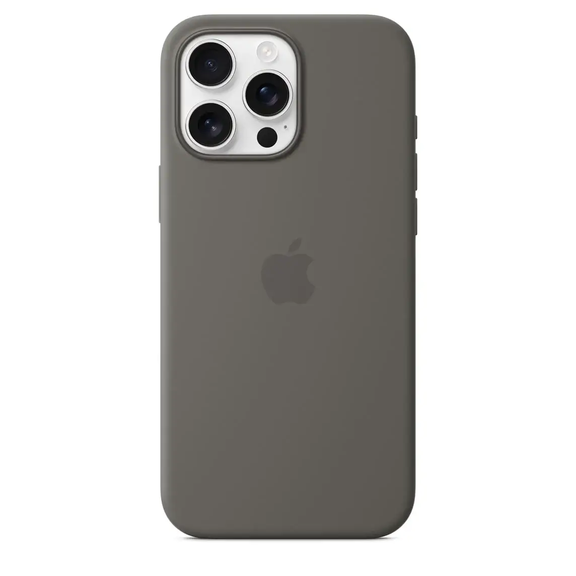 iPhone_16_Pro_Max_Stone_Gray iPhone 16 Pro Max Silicone Case - Stone Gray - Image 1