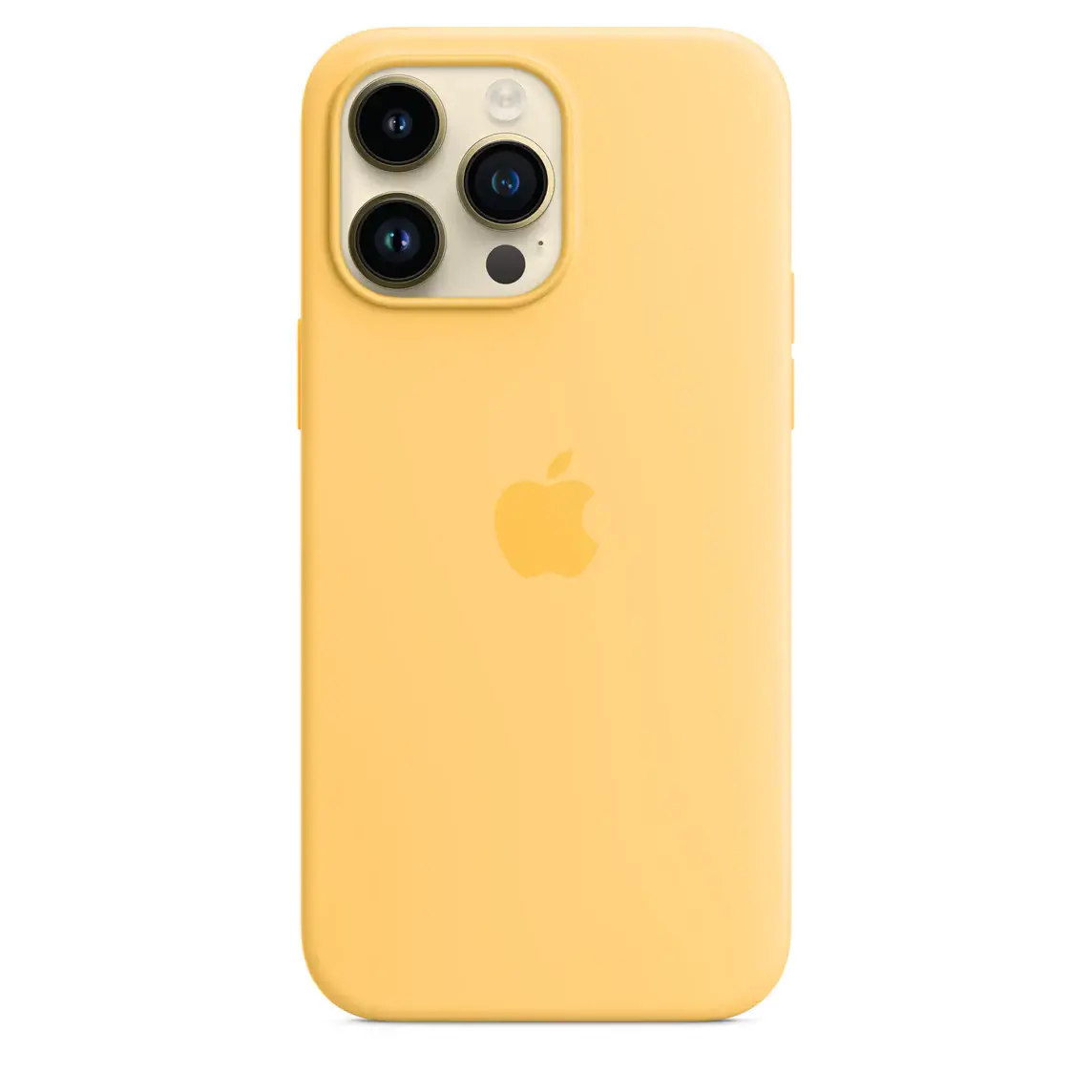 ip14promax-silicone-sunglow iPhone 14 Pro Max Silicone Case - Sunglow - Image 1