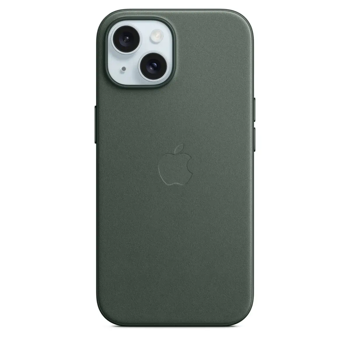 ip15-finewoven-evergreen iPhone 15 Plus FineWoven Case - Evergreen - Image 1