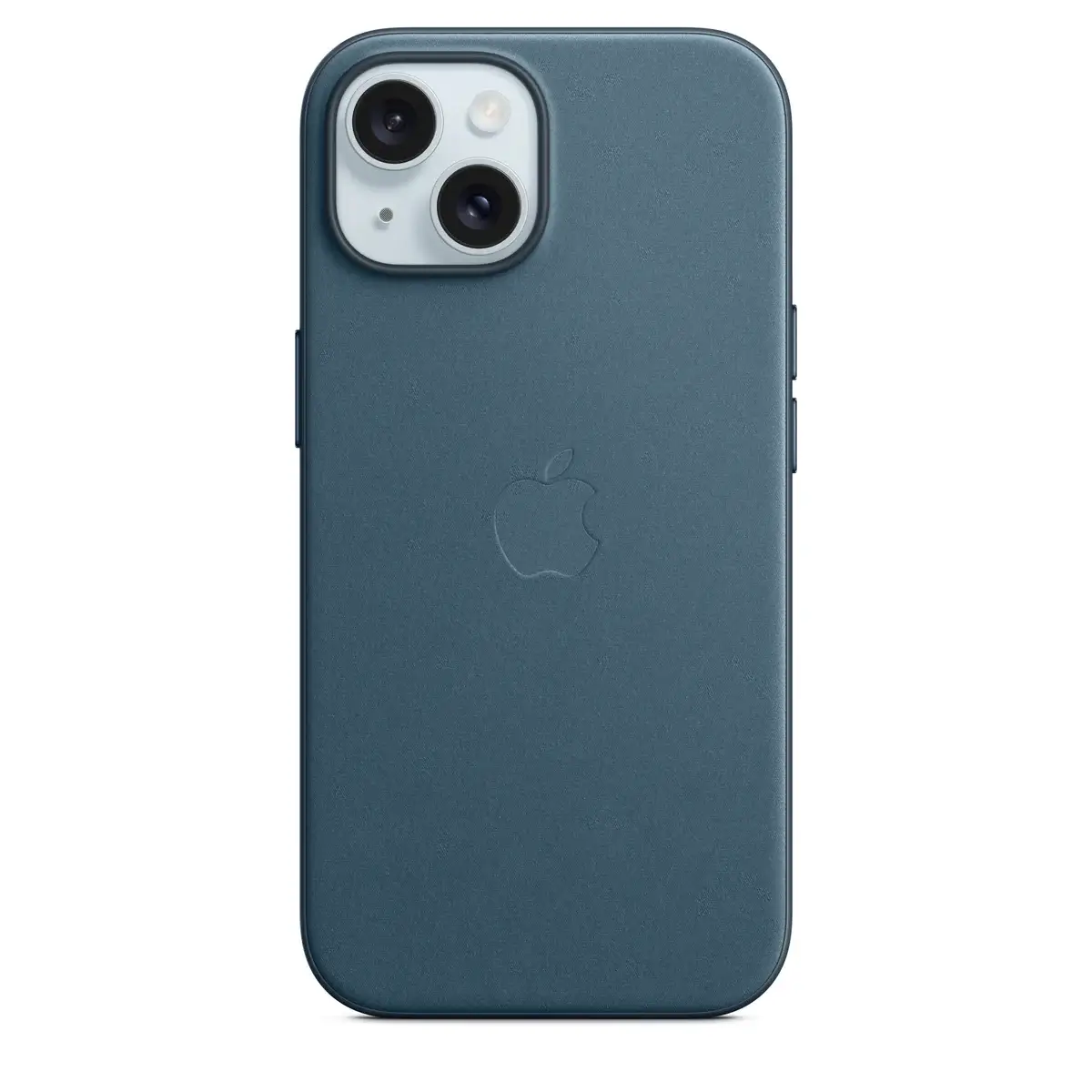 ip15-finewoven-pacificblue iPhone 15 Plus FineWoven Case - Pacific Blue - Image 1