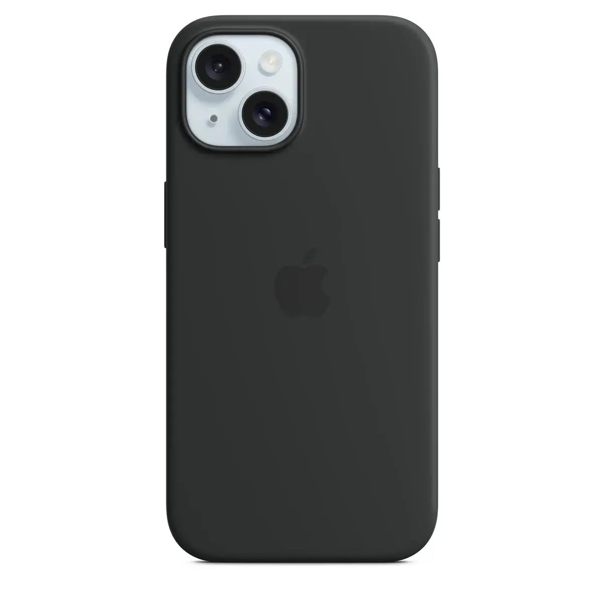 ip15-silicone-black iPhone 15 Silicone Case - Black - Image 1