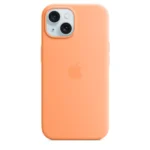 iPhone 15 Silicone Case - Orange Sorbet