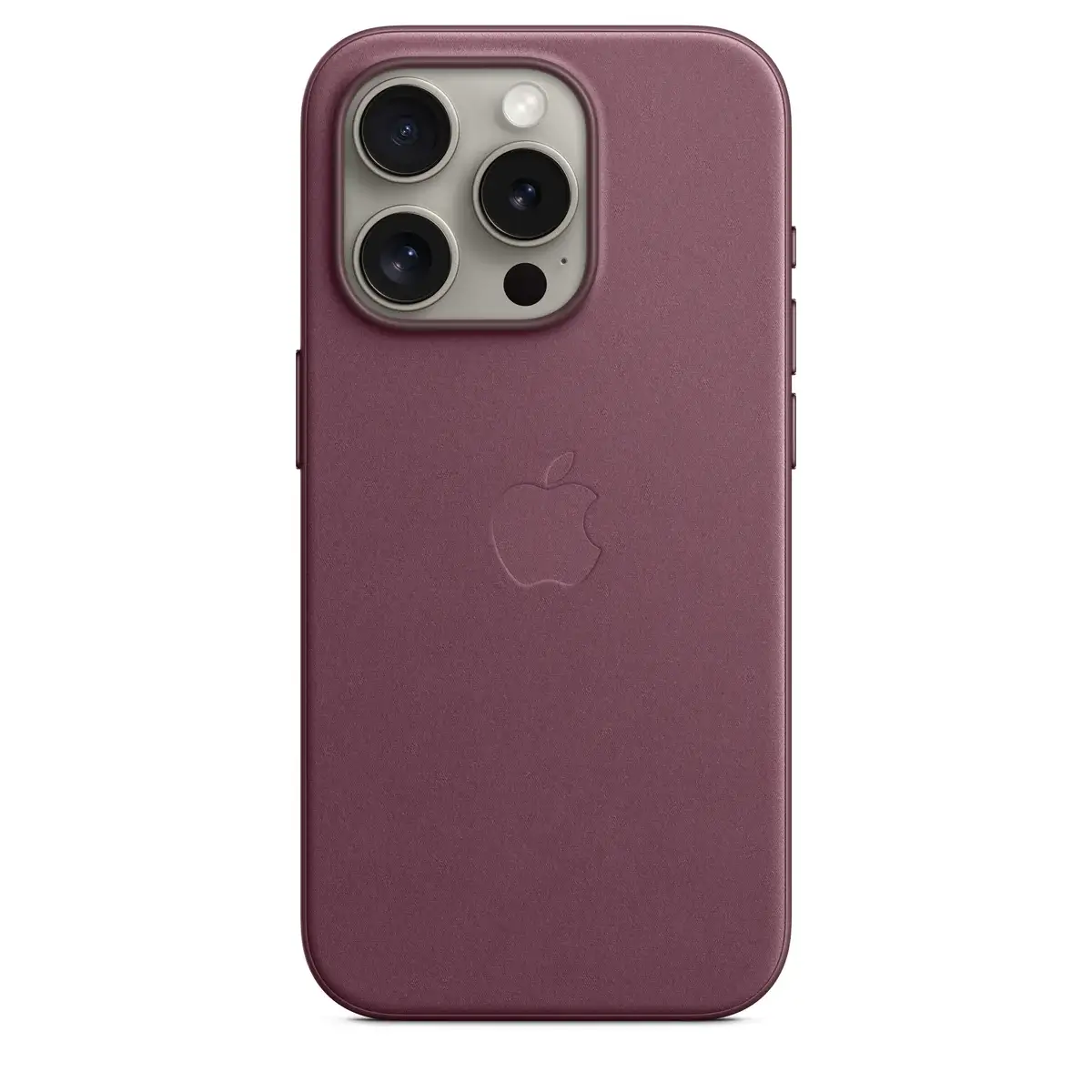 ip15pro-finewoven-mulberry iPhone 15 Pro FineWoven Case - Mulberry - Image 1